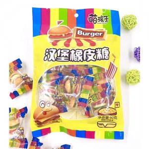 萌孩子漢堡橡皮糖90g
