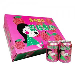 笑為鮮荔枝果汁禮盒330mlx24罐