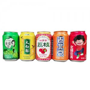 笑為鮮果味汽水飲料330ml