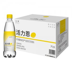 活力恩檸檬味含氣蘇打飲料500mlx15瓶
