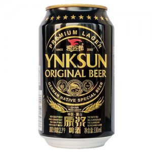 迎客松原漿啤酒12.3度330ml