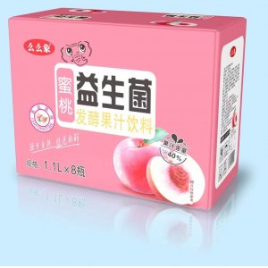 么么象蜜桃益生菌發酵果汁飲料