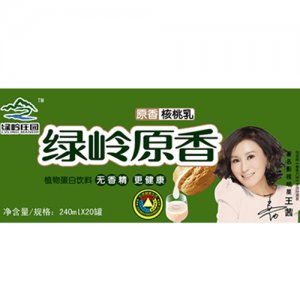 綠嶺原香核桃乳240ml×20罐