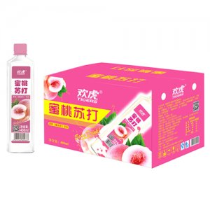 歡虎果味蘇打蜜桃味 瓶+箱