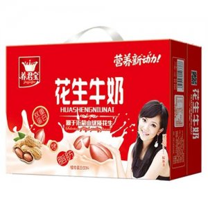 養(yǎng)君寶花生牛奶植物蛋白飲料箱