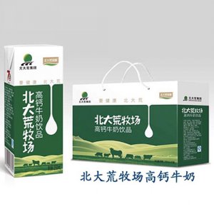 北大荒集團北大荒牧場高鈣牛奶