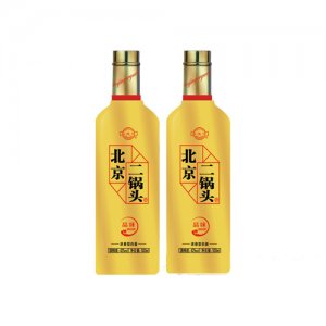 大紅門北京二鍋頭酒品味黃瓶42°500ml濃香