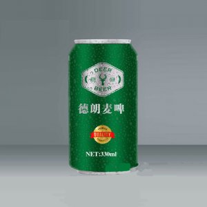 德朗麥啤330ml（綠罐）