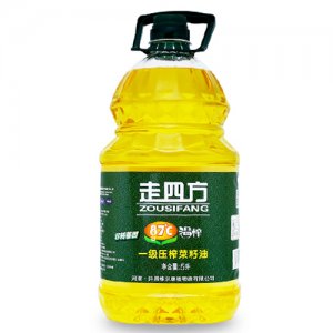 走四方溫榨一級壓榨菜籽油5L
