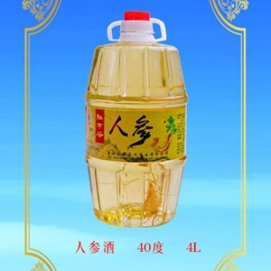 酉源紅布谷人參酒40°4L濃香型白酒