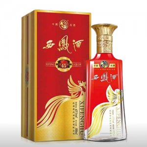 45度西鳳酒(珍藏版) (喜慶裝)