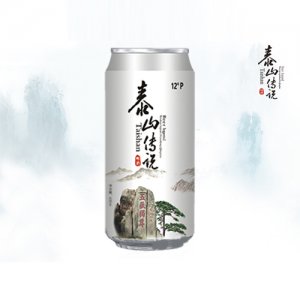 泰山傳說原漿白啤酒12°500ml易拉罐