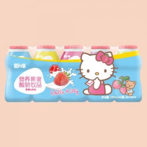 舒味營養果醬酸奶飲品100ml×5瓶