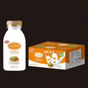 植康木瓜牛奶牛乳飲品320mlX15
