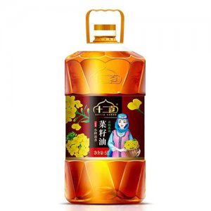十二喜非轉基因小榨濃香純香菜籽油 5L