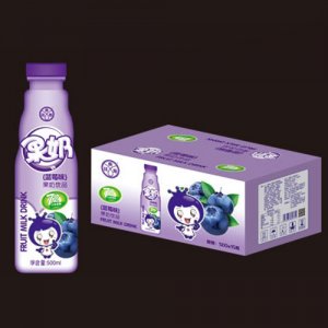 優(yōu)典源果奶藍莓味500mlX15