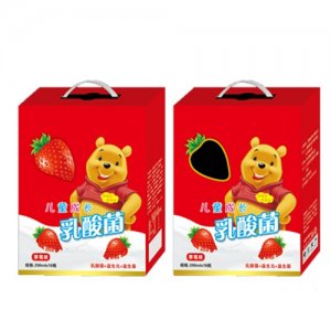 味動(dòng)力兒童成長(zhǎng)乳酸菌草莓味200mlx16瓶