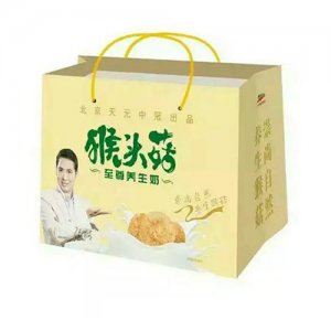 林泉綠色猴頭菇養生奶手提袋