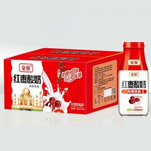 豪強紅棗酸奶300ml15瓶
