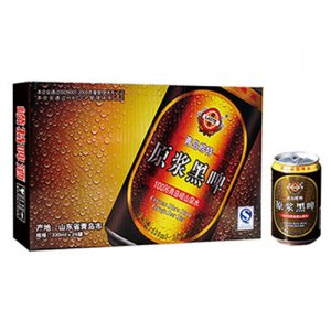 嶗特原漿黑啤易拉罐