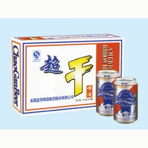 青島藍帶超干啤酒