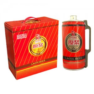 嶗特桶原漿啤酒2L