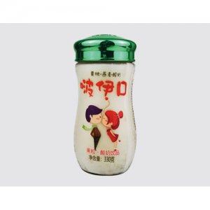 啵伊口果粒酸奶飲品330ml綠