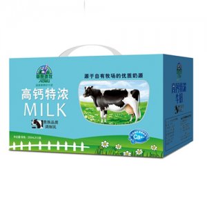 百慧高鈣特濃牛奶開窗箱