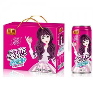 聰牌蜜戀水蜜桃果汁飲品960ml6罐