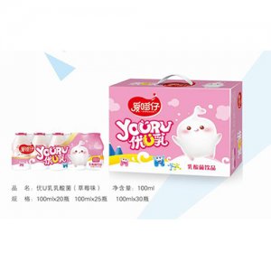 愛哆仔優U乳乳酸菌（草莓味）100ml