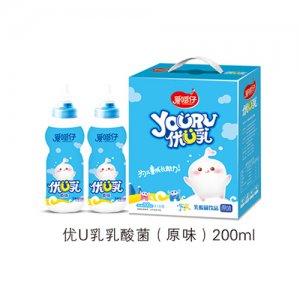 愛哆仔優U乳乳酸菌（原味）200ml