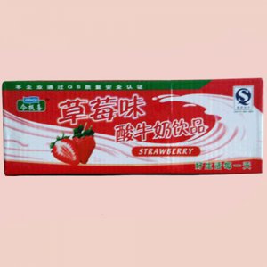 今報喜草莓味酸牛奶飲品