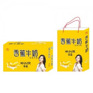 張弓香蕉牛奶