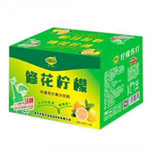 修花檸檬蘇打果汁飲料箱-15×400ml