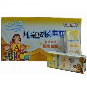 乳果相伴兒童成長牛奶箱裝