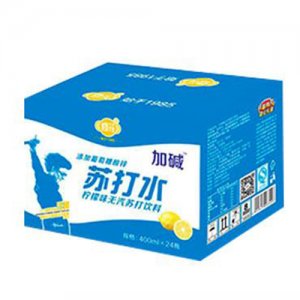 修花添加葡萄糖酸鋅檸檬味無汽蘇打飲料箱-15×400ml