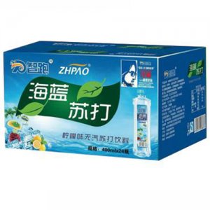 智跑海藍(lán)蘇打果汁飲料箱裝400mlx24