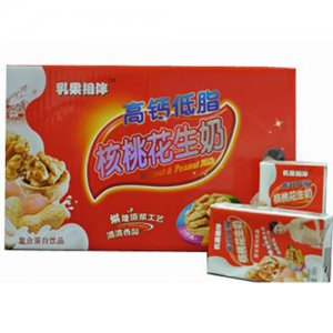 乳果相伴高鈣低脂核桃花生奶箱裝