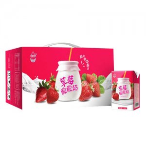 地中餐草莓酸酸奶