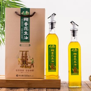 山歌500MLx1糊香花生油禮盒