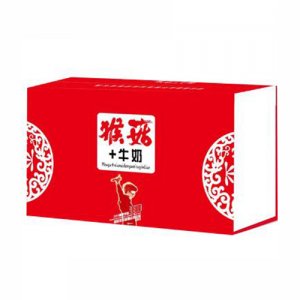 修花木盒精品裝猴菇+牛奶520ml×5盒（汪峰）