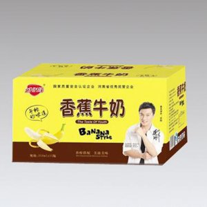 金嬌陽香蕉牛奶350ml×15瓶