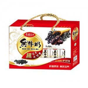 奇福記飲品黑牛奶開窗禮盒
