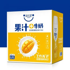 簡樂派芒果牛奶復合果汁飲料1.25Lx6瓶