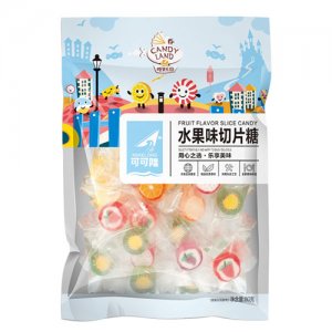 可可隆水果味切片糖80g