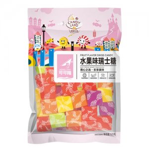 可可隆水果味瑞士糖120g