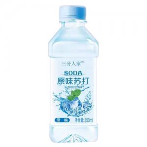三分天地原味蘇打水飲料350ml