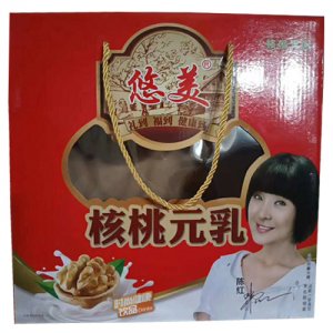 悠美核桃元乳復合蛋白飲料開窗禮盒裝