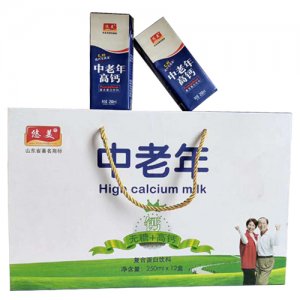 悠美中老年高鈣復合蛋白飲料禮盒裝