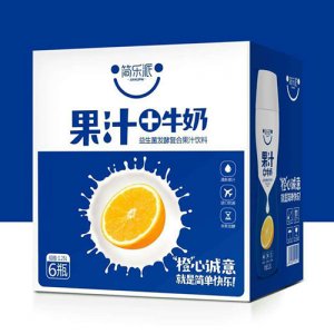 簡樂派橙汁牛奶復合果汁飲料1.25Lx6瓶